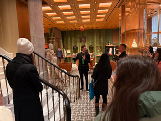 Entryway Hermes flagship store New York City