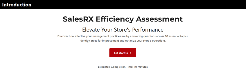 pre assessment rx